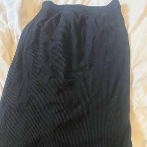 Black skirt